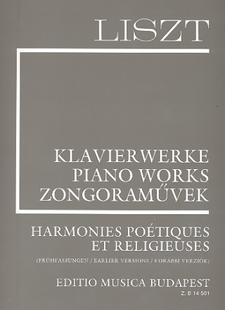 Klavierwerke Supplement Band 6 Harmonies potiques et religieuses (Frhfassungen),  broschiert