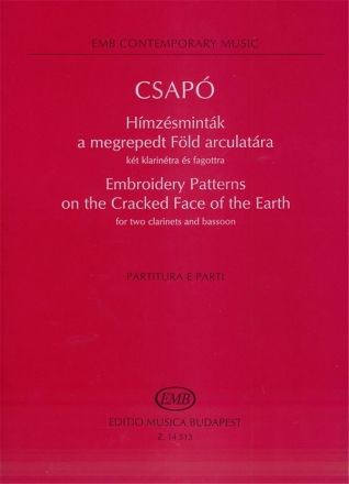 Csap Gyula Embroidery Patterns on the Cracked Face of the Earth for  Wind Trios