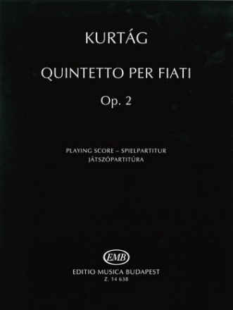 Quintett op.2 fr Flte, Oboe, Klarinette, Horn und Fagott Partitur