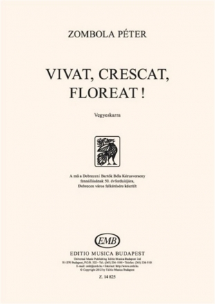 Peter Zombola Vivat, crescat, floreat! SSAATBB (Stimme)