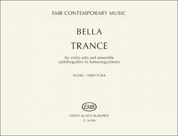 Z14924  Mt Bella, Trance (2013) for violin and ensemble score