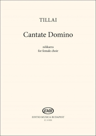 Aurl Tillai Cantate Domino Upper Voices (Stimme)