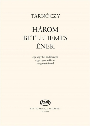 Hrom Betlehemes nek for female chorus and piano chorus score