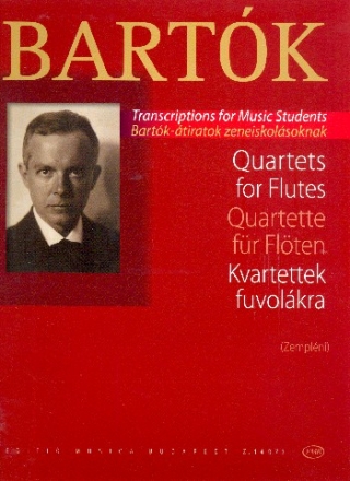 Quartette fr 3-4 Flten (z.T mit Altflte) Partitur und Stimmen