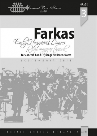 Ferenc Farkas Early Hungarian Dances Concert Band (Partitur)