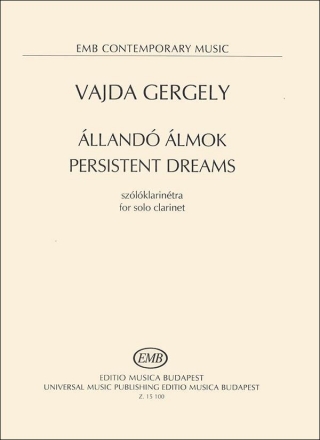 Z15100  V.Gergely, Persistant Dreams for clarinet