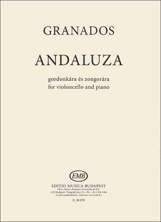 Z20079  Granados, Andaluza fr Violoncello und Klavier