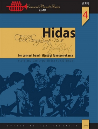 Hidas Frigyes Folksong Suite No. 2 Wind Band (Partitur + Stimmen)