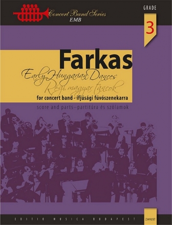 Ferenc Farkas Early Hungarian Dances Concert Band (Partitur + Stimmen)