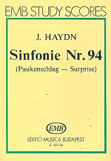 Sinfonie G-Dur  Nr. 94 fr Orchester Taschenpartitur