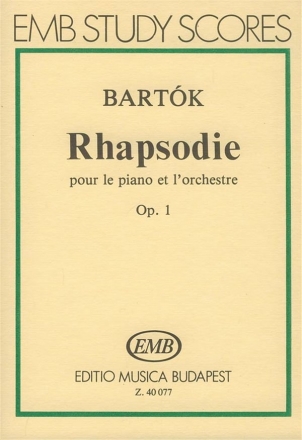 Bartk Bla Rhapsody for piano and orchestra Concertos