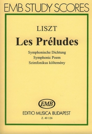 Les prludes R414 fr Orchester Studienpartitur