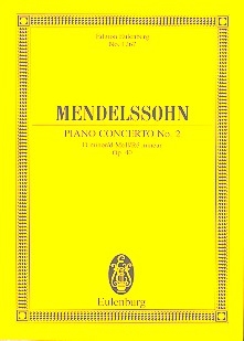 Konzert d-Moll Nr.2 op.40 fr Klavier und Orchester Studienpartitur