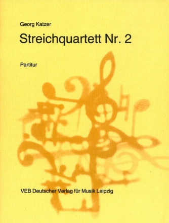 Streichquartett Nr. 2 fr 2 Violinen, Viola und Violoncello Partitur