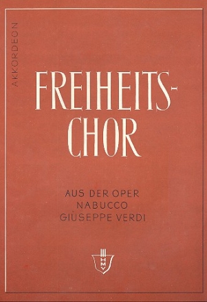 Freiheitschor aus Nabucco fr Akkordeon