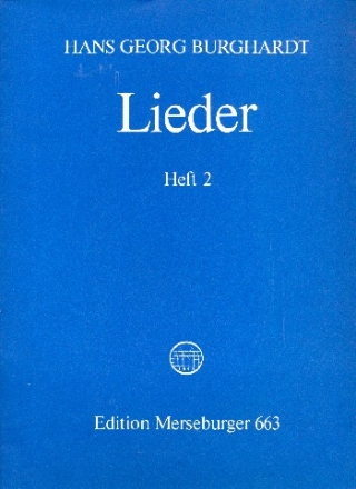 Lieder Band 2 fr Gesang und Klavier Partitur