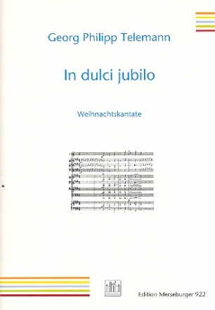 In dulci jubilo fr Soli (ATB),gem Chor, Streichorchester, 2 Hrner, Orgel Partitur und Stimmen