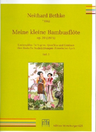 Meine kleine Bambusflte op.20 Band 1 und 2 fr Sopran, Flte und Cembalo Partitur und Fltenstimme