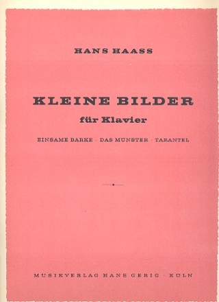 Kleine Bilder fr Klavier