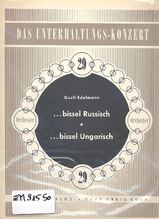 Bissel Russisch bissel Ungarisch: fr Salonorchester