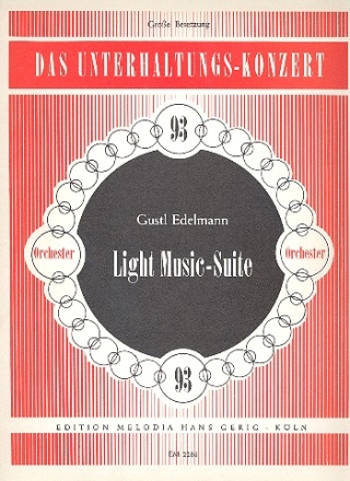 Light Music-Suite fr Orchester (groe Besetzung)