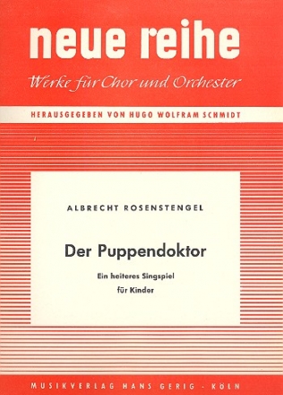 Der Puppendoktor fr Darsteller, Soli und Instrumente Partitur