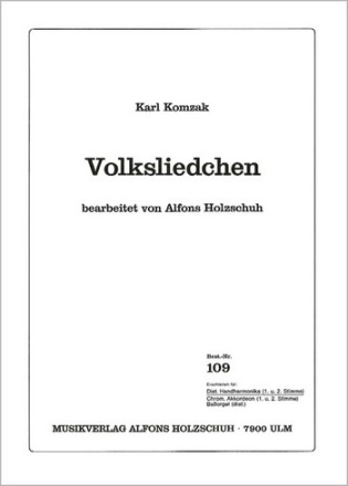 Komzak, Karl Volksliedchen Diatonische Handharmonika