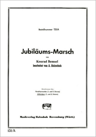 Bemsel, Konrad Jubilumsmarsch Akkordeon