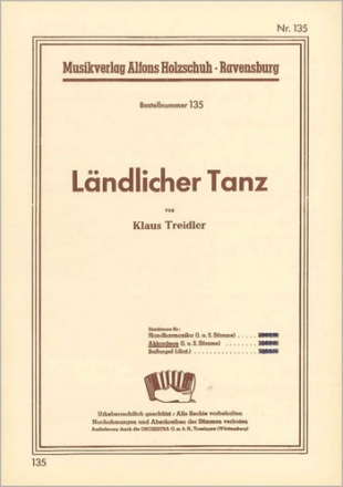 Treidler, K. Lndlicher Tanz Akkordeon