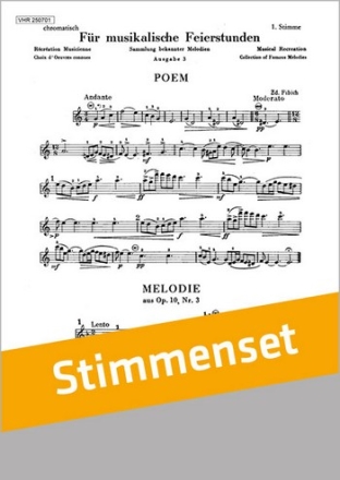 Fr Musikalische Feierstunden Akkordeonorchester Stimmenset