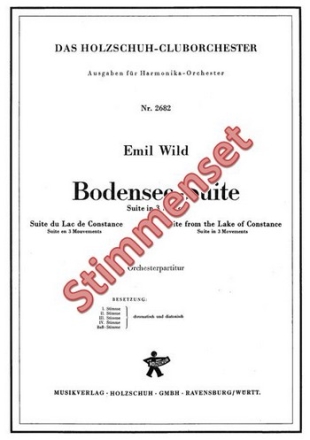 Wild, Emil Bodensee-Suite Akkordeonorchester Stimmenset