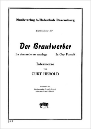 Herold, Curt Der Brautwerber Diatonische Handharmonika