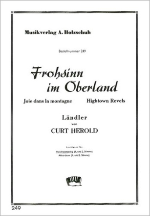 Herold, Curt Frohsinn Im Oberland Diatonische Handharmonika