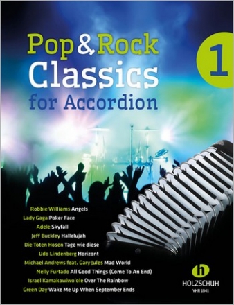 Pop und Rock Classics Band 1 fr Akkordeon (mit Texten und Akkorden)