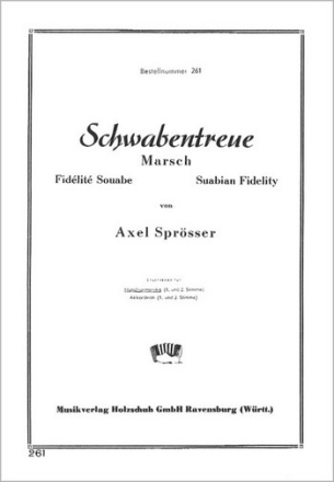 Sproesser, A. Schwabentreue Diatonische Handharmonika