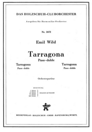 Wild, Emil Tarragona Akkordeonorchester Partitur