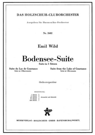 Wild, Emil Bodensee-Suite Akkordeonorchester Partitur