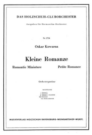 Kowarna, Oskar Kleine Romanze Akkordeonorchester Partitur