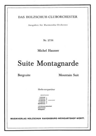 Hausser, Michel Suite Montagnarde - Bergsuite Akkordeonorchester Partitur