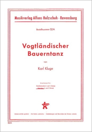 Kluge, K. Vogtlndischer Bauerntanz Akkordeon