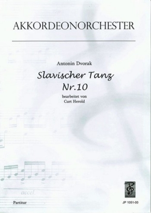 Antonin Dvork Slavischer Tanz Nr.10 Akkordeon-Orchester Partitur