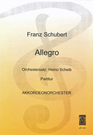 Franz Schubert Allegro Akkordeon-Orchester Partitur