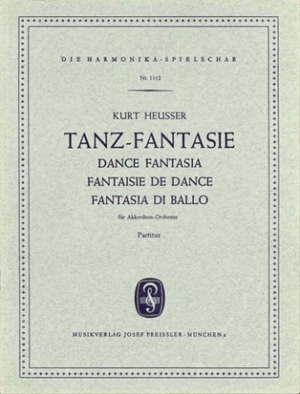 Heusser, Kurt Tanz-Fantasie Akkordeonorchester Partitur