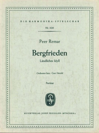 Remar, Peer Bergfrieden Akkordeonorchester Partitur