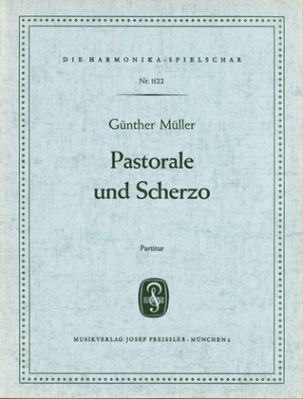 Gnther Mller Pastorale und Scherzo Akkordeon-Orchester Partitur