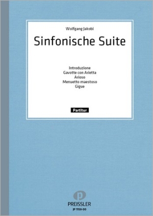 Jacobi, Wolfgang Sinfonische Suite 1-5 Satz Akkordeonorchester Partitur