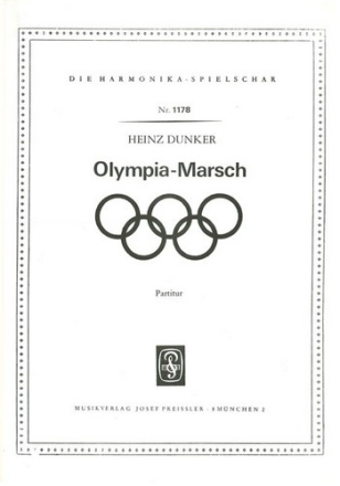 Dunker, Heinz Olympia-Marsch Akkordeonorchester Partitur