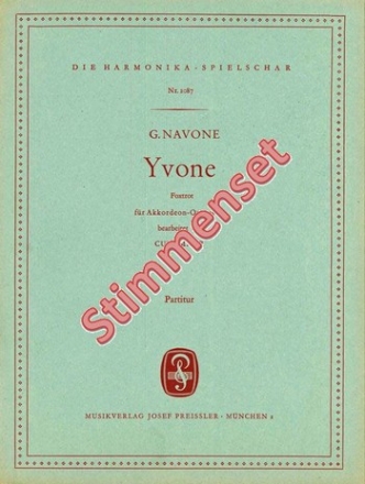 Navone, G. Yvone Akkordeonorchester Stimmenset