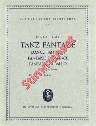 Heusser, Kurt Tanz-Fantasie Akkordeonorchester Stimmenset