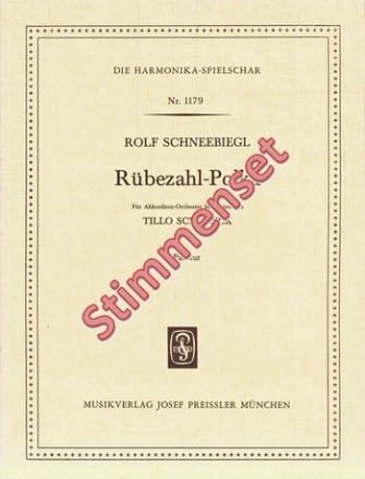 Schneebiegl, R. Rbezahl-Polka Akkordeonorchester Stimmenset